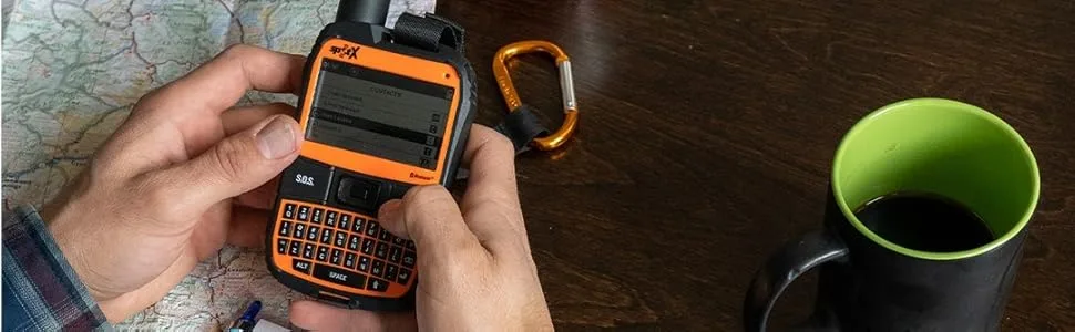Spot Gen 4 Satellite GPS Messenger | Handheld Portable GPS Messenger for Hiking, Camping, Outdoor Activities | Globalstar Satellite Network Coverage | Subscription Applicable 9020-0235-01 - Spot X Map Messenger