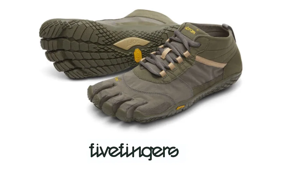 Vibram Men's s V-Trek Khaki/Black Hiking Shoe 10.5-11 Military/Dark Grey - MAIN