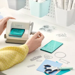 Sizzix Big Shot Starter Kit 661500 Manual Die Cutting & Embossing Machine for Arts & Crafts, Scrapbooking & Cardmaking, 6 Opening Big Shot Starter Kit Big Shot Plus - starter kit