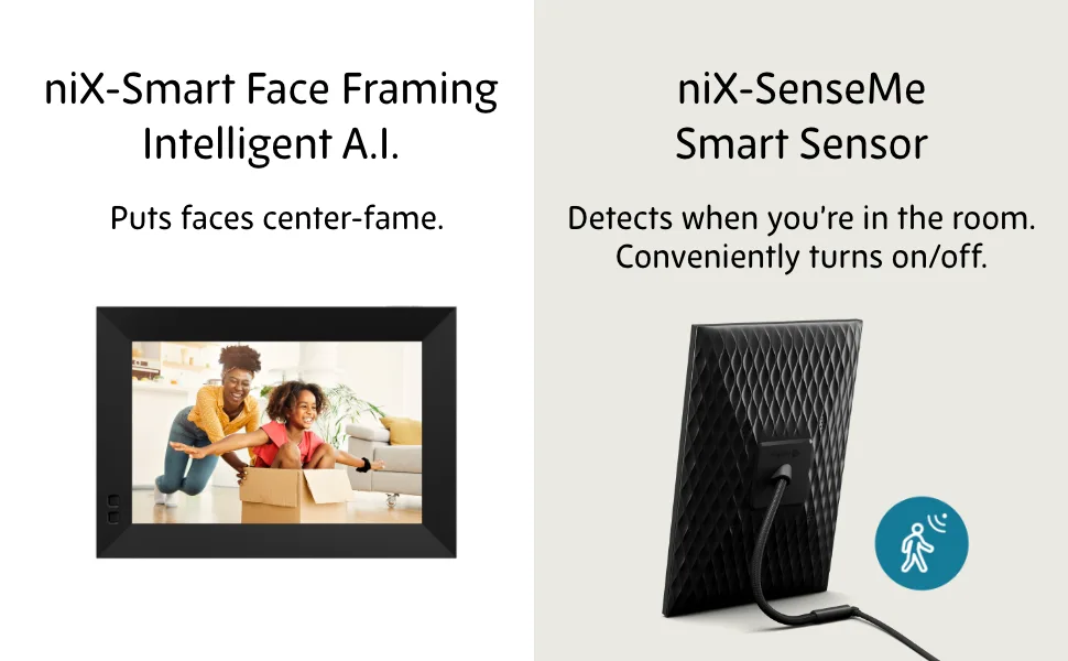 nixplay Smart Digital Picture Frame 10.1 Inch, Share Video Clips and Photos Instantly via E-Mail or App - A+ Content 5