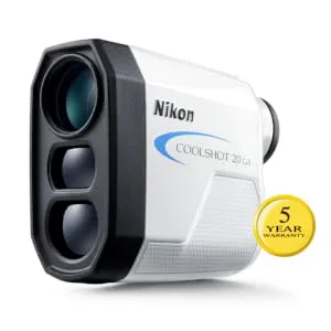 Nikon Coolshot 20 GII Golf Laser Rangefinder White - Nikon COOLSHOT 20 GII