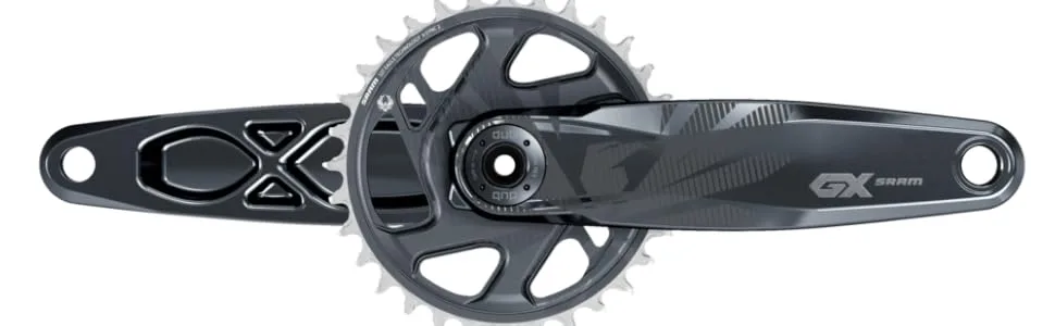SRAM GX Eagle Dub Crankset Lunar Grey, 175mm/32t - FC-GX-1-C1