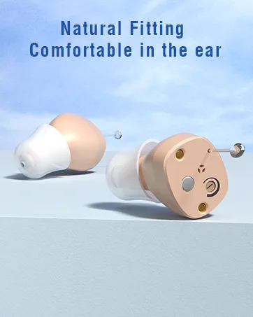 Hearing Aids, Rechargeable Hearing Aids for Seniors & Adults with Volume Control, Small Completely-in-Canal Digital Hearing Amplifier, Assist Devices with Charging Box,White&Black - Hearing Aids