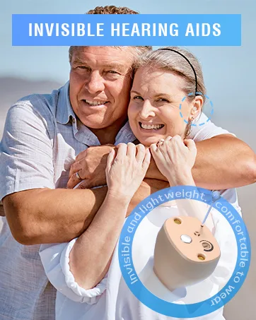 Hearing Aids, Rechargeable Hearing Aids for Seniors & Adults with Volume Control, Small Completely-in-Canal Digital Hearing Amplifier, Assist Devices with Charging Box,White&Black - Hearing Amplifier