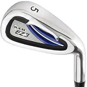 Ram Golf EZ3 Mens Right Hand Iron Set 5-6-7-8-9-PW - Free Hybrid Included Right Steel Regular Standard Length - 5 iron