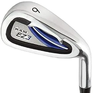Ram Golf EZ3 Mens Right Hand Iron Set 5-6-7-8-9-PW - Free Hybrid Included Right Steel Regular Standard Length - 6 iron