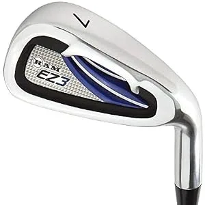 Ram Golf EZ3 Mens Right Hand Iron Set 5-6-7-8-9-PW - Free Hybrid Included Right Steel Regular Standard Length - 7 iron
