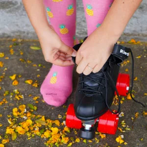 Riedell Skates - Dart - Quad Roller Speed Skates Black 10 - product information 3