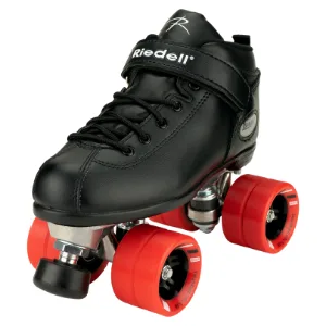 Riedell Skates - Dart - Quad Roller Speed Skates Black 10 - skates rollerskates outdoor roller rollar patines adult toddler girls womens quad roll outside