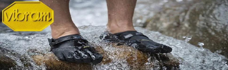 Vibram Men's Five Fingers, V-Aqua Water Shoe 8.5-9 Black - v-aqua