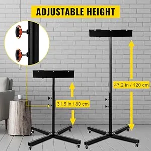 VEVOR Flash Dryer 18x18Inch Electrical Control Box Flash Dryer for Screen Printing Adjustable Stand Screen Printing Dryer T-Shirt Curing Machine - silk screen flash dryer