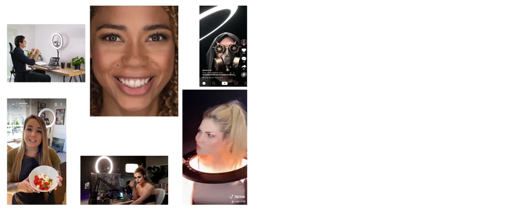 Elgato Ring Light - Premium 2500 lumens Light with desk clamp and ball mount for Streaming, TikTok, Instagram, Home Office, Temperature and Brightness app-adjustable on Mac, PC, iOS, Android - Ring Light