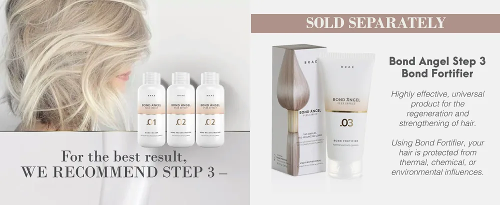 Bond Angel Plex Effect, Treatment Kit for Bleaching and Coloring protection for All Hair Types - Step 1, 2, 2 (16.9 fl. oz) - product information 16
