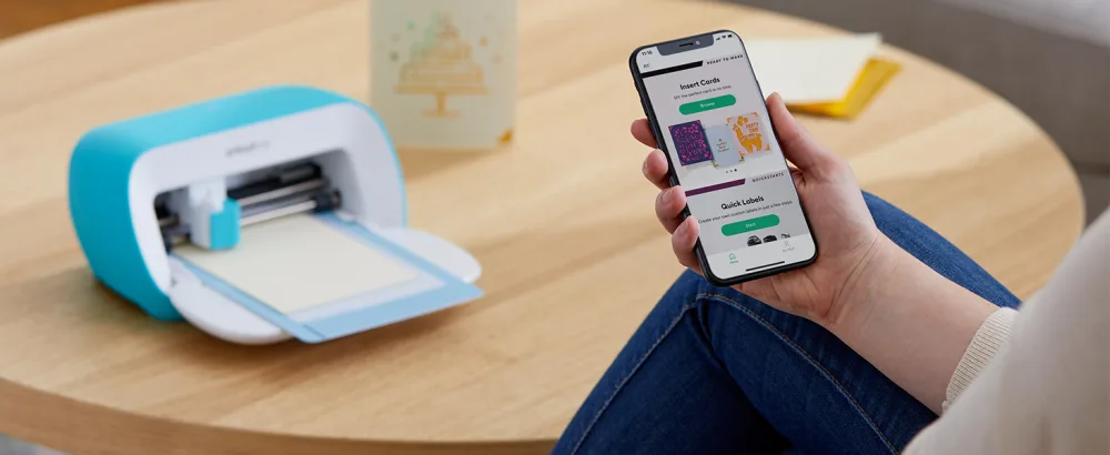 Cricut Joy Machine - A Compact, Portable DIY Smart Machine for Creating Customized Labels, Cards & Crafts, Works with Iron-on, Vinyl, Paper & Smart Materials, Bluetooth-Enabled (iOS/Android/Windows) Machine Joy - cricut joy