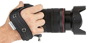 SPIDER HOLSTER  SpiderPro Mirrorless Single Camera System v2 for Carrying ONE Professional Camera and Heavy Gear Featuring Belt with Built-In Self-Locking Camera Holster for Quick-Draw Camera Access Single Mirrorless - SpiderPro hand strap v2 for dslr and mirrorless cameras