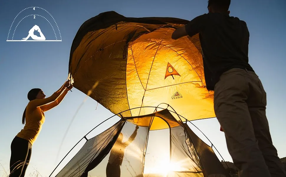 Kelty Grand Mesa Backpacking Tent (2020 Update) 2 Person - Grand Mesa Tent