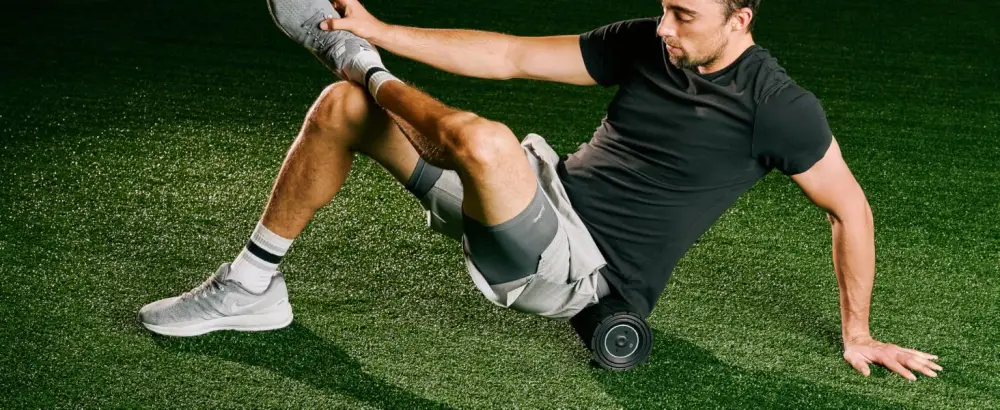 Wave Series Waver Roller - Body and Large Muscles Foam Roller - Bluetooth Enabled High-Density Foam Roller for Athletes - Muscle Foam Roller with 5 Customizable Vibration Frequencies in Therabody App - Wave Roller Lifestyle