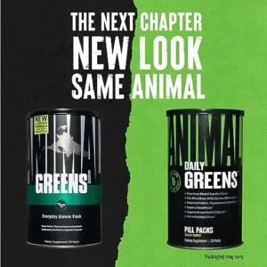Animal Pak - Convenient All-in-One Vitamin & Supplement Pack - Zinc & Greens Pak - Chlorophyll - product information 2