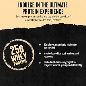 Animal Whey Isolate Protein Powder Loaded for Post Workout and Recovery & Fury - Pre Workout Powder Supplement for Energy and Focus - product information 3