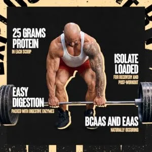 Animal Whey Isolate Whey Protein Powder Isolate Loaded for Post Workout and Recovery & Pak - Convenient All-in-One Vitamin & Supplement Pack - product information 5