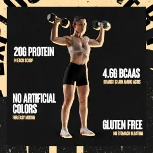 Animal Whey Protein Powder and Creatine Chews Tablets Bundle - Chocolate Flavored 4 lb Protein and Fruit Punch Flavored Creatine for Pre/Post Workout - product information 4