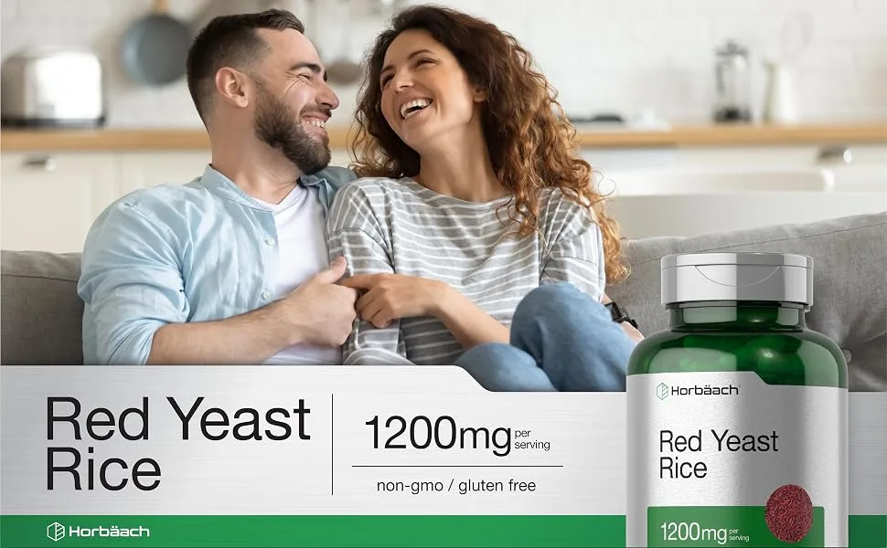 Horb ach Red Yeast Rice 1200 mg | 120 Capsules | Non-GMO Gluten Free Supplement - brand