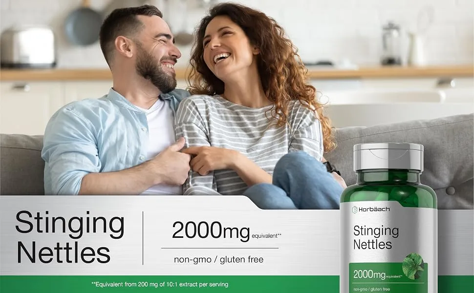 Horb ach Stinging Nettle Leaf Extract 2000mg | 150 Capsules | Non-GMO Gluten Free Herbal Supplement - CL3553 CL Horbaach Stinging Nettles 2000 mg 150 Capsules