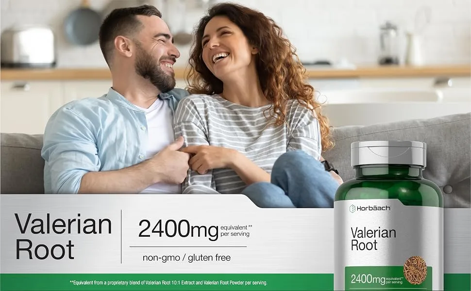 Horb ach Valerian Root Capsules | 2400 mg | 150 Count | Extract Supplement | Non-GMO Gluten Free - Valerian Root