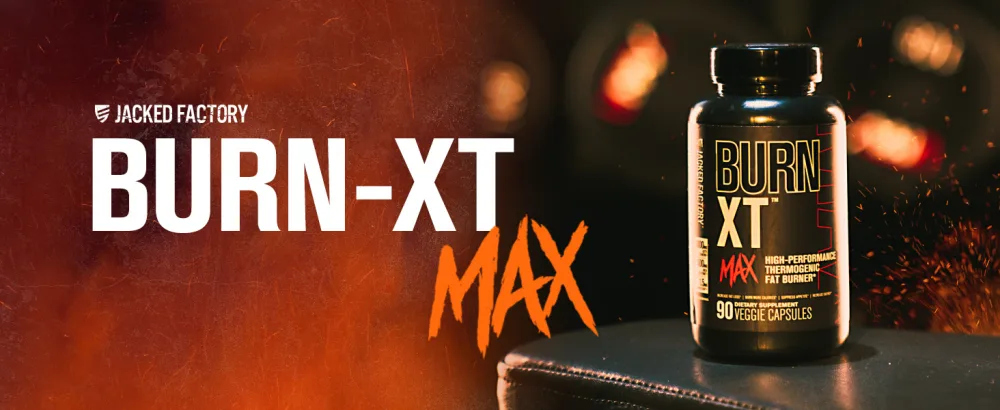 Jacked Factory Burn-XT Max - Thermogenic Fat Burner (90 Capsules) & Lean PM Max - High-Performance Weight Loss (120 Capsules) & Lean-XT Max - High-Performance Stim-Free Fat Burner (90 Capsules) - Burn-XT MAX Desktop Header