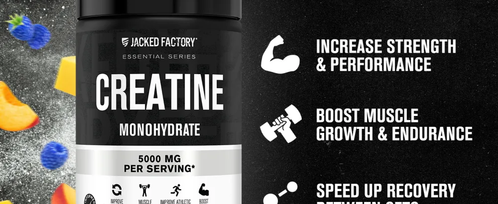 Jacked Factory Creatine Monohydrate Powder 425g (Unflavored 85 Servings) Flavored Creatine Monohydrate Powder 578g (Blue Raspberry 85 Servings) - creatine creatine supplement creatinine creatine women flavored creatine monohydrate creatine mono