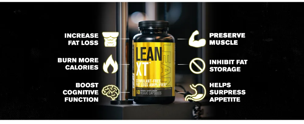 Jacked Factory Non-Stim AM/PM Weight Loss Bundle | Lean XT & Lean PM (30 Day Supply) - lean
