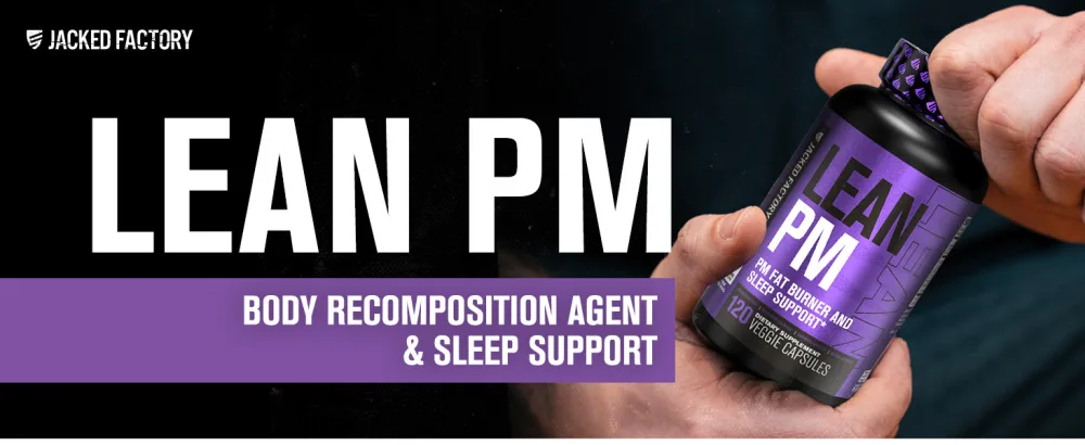 Jacked Factory Non-Stim AM/PM Weight Loss Bundle | Lean XT & Lean PM (30 Day Supply) - lean pm 120 optimized desktop