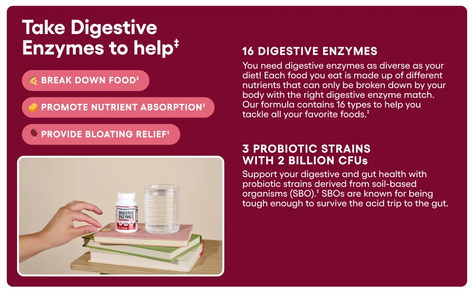 Physician's CHOICE - Women's Digestive Harmony Bundle: Probiotics for Women + Digestive Enzymes - digestive enzymes