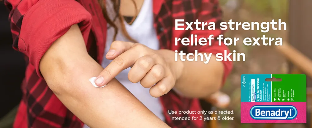 Benadryl Extra Strength Itch Stopping Cream 1 Ounce (Pack of 1) Stopping Cream - Benadryl Extra Strength Itch Stopping Cream