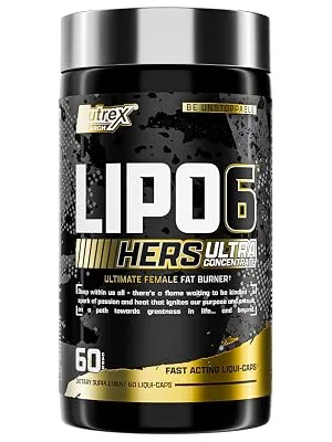 Nutrex lipo-6 Black HERS Ultra Concentrate - Not Flavored - 60 Capsules - Nutrex Lipo 6 Hers Ultra Concentrate Weight Loss Diet Supplement