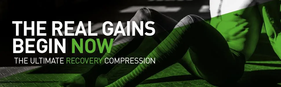 2XU Men's Elite Power Recovery Compression Tights X-Large Black/Green - product information 1