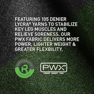 2XU Men's Elite Power Recovery Compression Tights X-Large Black/Green - product information 6