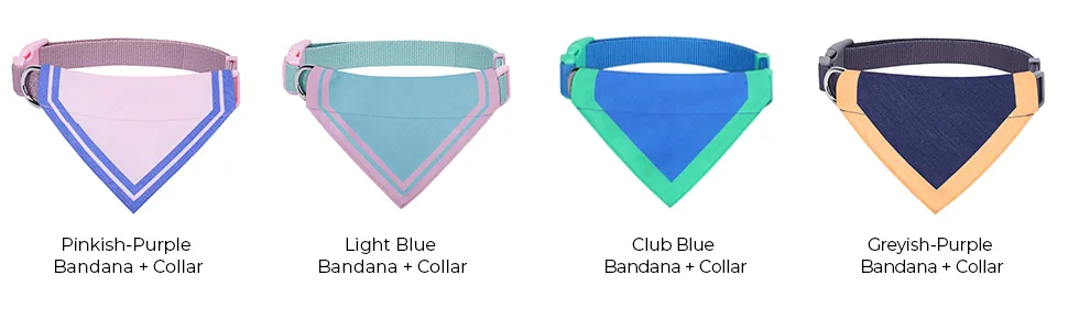 Blueberry Pet Bandana Dog Collars Medium Sailboat Bandana + Collar - PATTERNS PT3