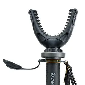 Vanguard VEO 2 AM-234TU Shooting Stick, Tri-Stand Base with Ball Joint, Rotating and Removeable U Shaped Yoke , Gray - product information 3