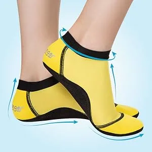 Seavenger SeaSnugs Low-Cut Beach Volleyball Socks Black 3X-Large - Seavenger beach socks