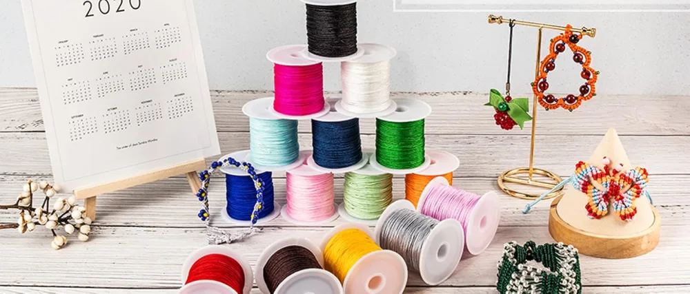 PH PandaHall 3mm/ 20 Yards Twisted Cord Rope Nylon Twisted Cord Trim Xmas Thread String Twisted Silk Ropes Satin Shiny Cord for Home Dcor Upholstery Curtain Tieback Graduation Honor Cord(White) 3mm - 20yards 3mm - White - thread