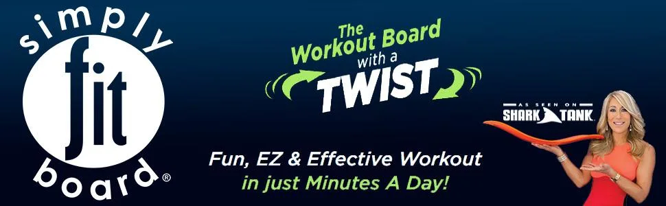 Simply Fit Board - The Workout Balance Board with a Twist, As Seen on TV Magenta - product information 1