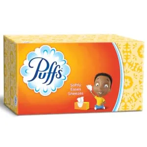 Puffs, Everyday Non-Lotion Facial Tissues, 24 Family Boxes, 180 Tissues per Box (4320 Tissues Total) - product information 2