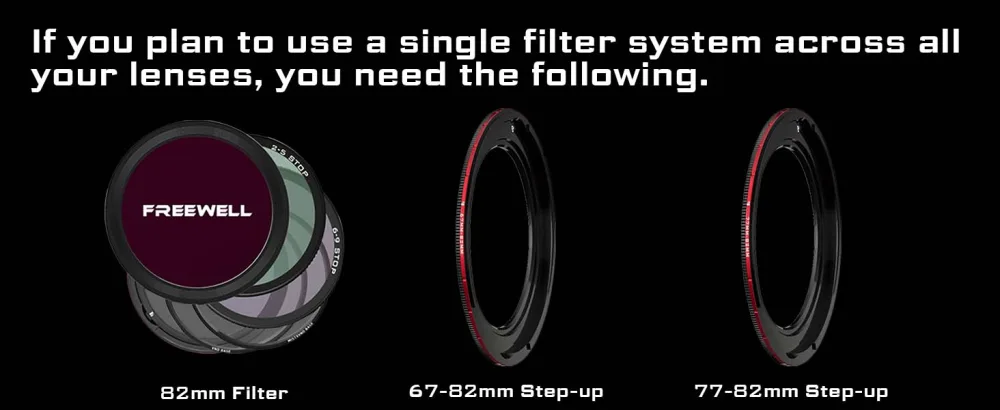 Freewell (Works only with Magnetic VND System) Step Up Filter Adapter Ring 67mm-72mm 67-72mm - product information 12
