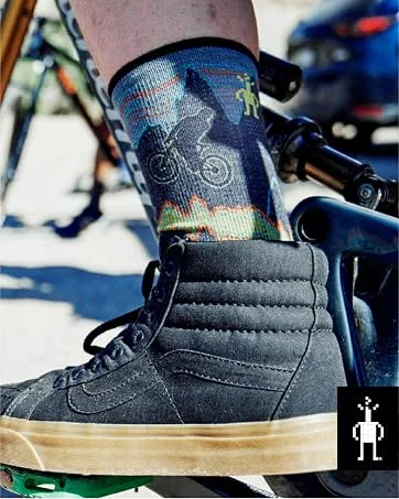 Smartwool Ski Targeted Cushion Pattern OTC Socks - Men's Charcoal Large - breathability