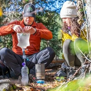 CNOC Outdoors VECTO 3L Water Container, 28mm Thread, Blue - Vecto filter backpacking water container bottle man woman