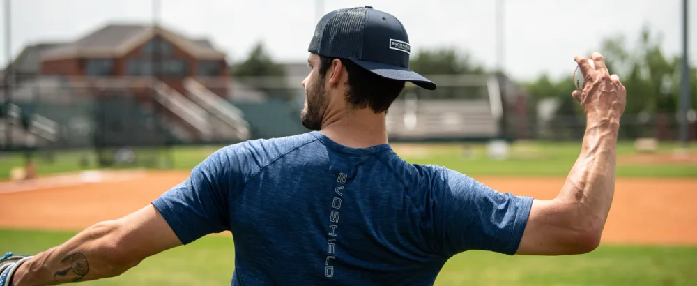 EvoShield Impak Short Sleeve BP Jacket - Adult and Youth Sizes Youth Small Navy - EvoShield Mens Apparel