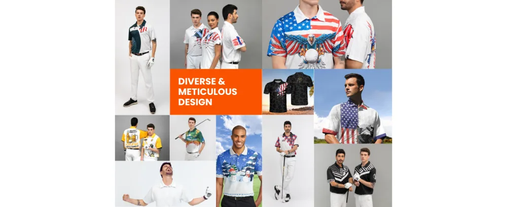 HYPERFAVOR Custom Bowling Shirts for Men- Unique Mens Bowling Shirt Short Sleeve- Custom Bowling Polo Shirts for Men V4 Large - Designs
