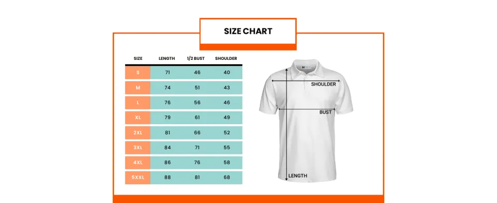 HYPERFAVOR Custom Bowling Shirts for Men- Unique Mens Bowling Shirt Short Sleeve- Custom Bowling Polo Shirts for Men V4 Large - Size Chart