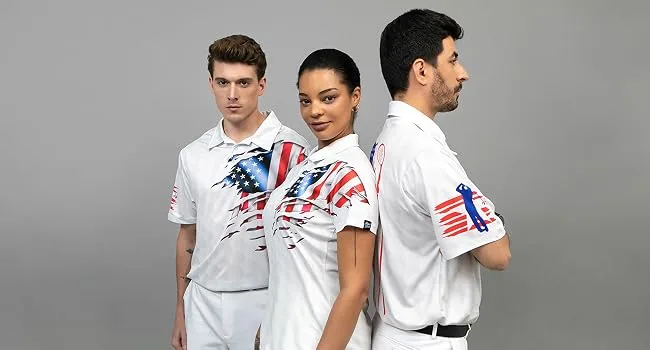 HYPERFAVOR Custom Bowling Shirts for Men- Unique Mens Bowling Shirt Short Sleeve- Custom Bowling Polo Shirts for Men V4 Large - team